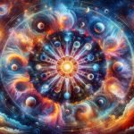 Il cielo azzurro e le sfumature di celeste colore affermano la bellezza del firmamento