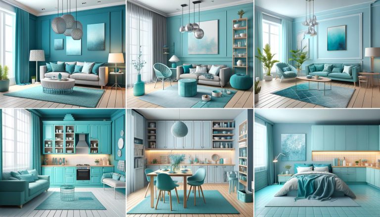 Colore Ciano: Tonalità E Scelte Di Arredamento 2 Scegli tonalità di blu ciano per un arredamento fresco e moderno
